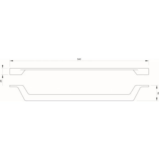  COPEN LINEA DARK Törölközőtartó, matt fekete