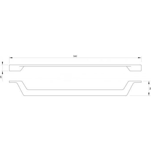 COPEN LINEA Törölközőtartó, króm