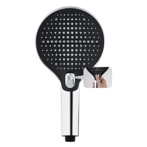 COPEN Multi-Funkciós Kézi Zuhanyfej, 135 mm – 3 állítható vízsugár, Matt Fekete (C-05-5256)