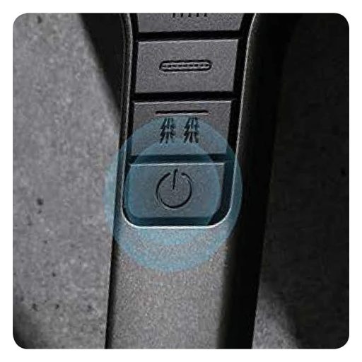 COPEN C-05-5290B Matt Fekete Kézi Zuhanyfej – 130 mm, 3 Funkciós