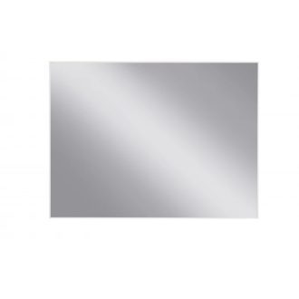  COPEN Ezüst alumínium keretes fürdőszobai tükör – 50x100 cm