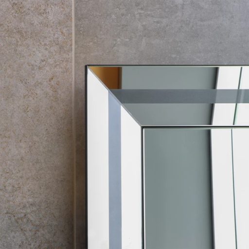 COPEN Modern LED-es fürdőszobai tükör érintőkapcsolóval – 80x70 cm