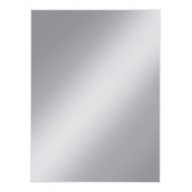   COPEN téglalap alakú fürdőszobai tükör ezüst kerettel – 100x70 cm