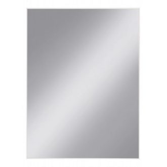  COPEN téglalap alakú fürdőszobai tükör ezüst kerettel – 100x70 cm