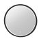 COPEN Kerek LED fürdőszobai tükör széles fekete kerettel – 60 cm