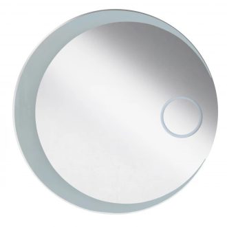   COPEN Kerek LED fürdőszobai tükör beépített nagyítóval – 80 cm