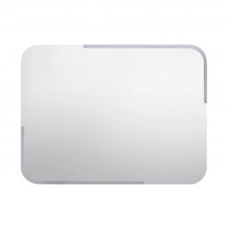   COPEN Modern lekerekített LED fürdőszobai tükör érintőkapcsolóval – 80x60 cm