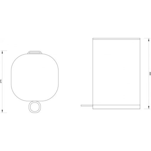 Pedálos szemetes COPEN 5 L, softclose fedéllel – króm tükör