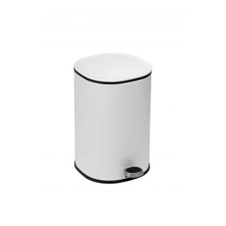  COPEN Pedálos szemetes, 5 L, softclose, fehér