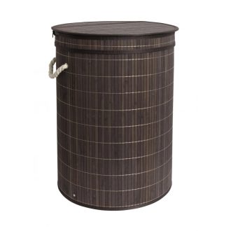   COPEN Szennyestartó kosár átmérő 420mm, magasság 600mm, bambusz
