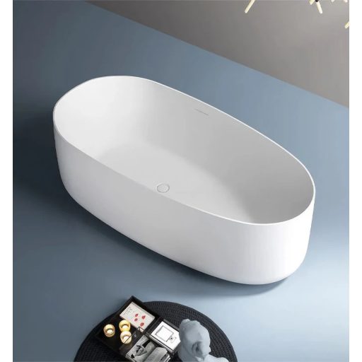 Copen Mae szabadon álló akril kád – 1760x860x580 mm, matt fehér