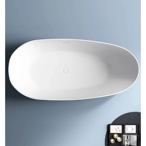 Copen Mae szabadon álló akril kád – 1760x860x580 mm, matt fehér