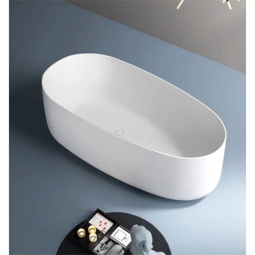 Copen Mae szabadon álló akril kád – 1760x860x580 mm, matt fehér