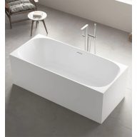   Copen Ingrid falhoz tolható szabadon álló akril kád – 1700x750x585 mm, fényes fehér