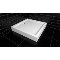   COPEN Szögletes Zuhanytálca 900x900x145 mm, Leszerelhető Előlappal, Fehér