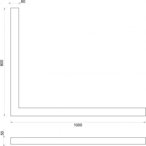 COPEN balos SMC zuhanytálca keret 100x80x5 cm, fehér