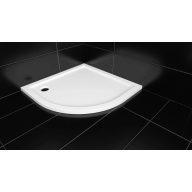 COPEN SOLILUX Lapos Íves Zuhanytálca 900x900x35 mm, Fehér