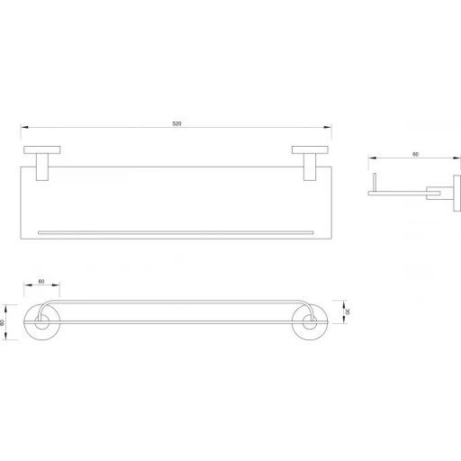  COPEN TORO Üvegpolc