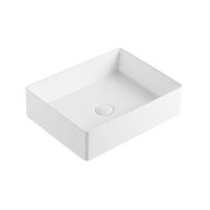   COPEN fényes fehér téglalap alakú, pultra ültethető mosdótál, 470x360x130 mm