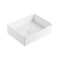COPEN fényes fehér téglalap alakú, pultra ültethető mosdótál, 470x360x130 mm