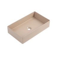   COPEN matt khaki téglalap alakú, pultra ültethető kerámia mosdótál, 600x360x130 mm