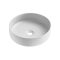 COPEN matt középszürke kerek, pultra ültethető kerámia mosdótál, 410x410x120 mm
