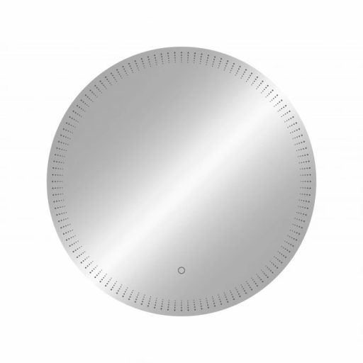 COPEN LUMBER Kerek LED fürdőszobai tükör pontmátrix világítással – 60 cm