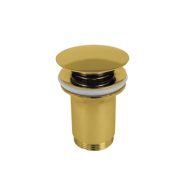   Copen Pop-up leeresztő szelep 5/4" kör alakú, szálcsiszolt arany