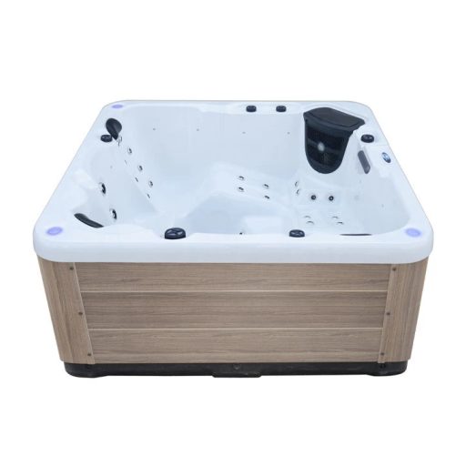 Copen Spa C-SPA-001 hidromasszázs jakuzzi – 2000x2000x900 mm, fehér/barna