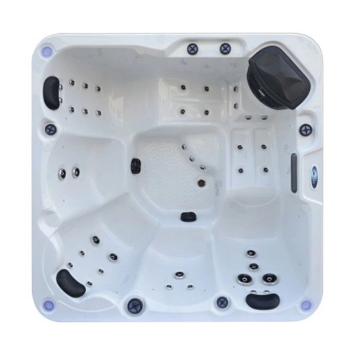 Copen Spa C-SPA-001 hidromasszázs jakuzzi – 2000x2000x900 mm, fehér/barna