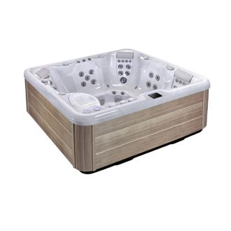   Copen Spa C-SPA-002 hidromasszázs jakuzzi – 2250x2250x940 mm, ezüst márvány