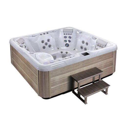 Copen Spa C-SPA-002 hidromasszázs jakuzzi – 2250x2250x940 mm, ezüst márvány