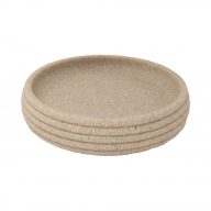 MINOTTI Szappantartó, kerek kőhatású bézs