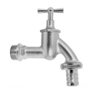   Minotti LUX fali kerti csap tömlővéggel, króm-matt – 1/2"