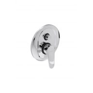   EMMEVI BETA NEW Króm Beépíthető Kád/Zuhany Csaptelep Előlap Váltóval