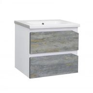   LineART D-600-12 Antik Kék mosdószekrény – 60 cm | Rusztikus, Nedvességálló