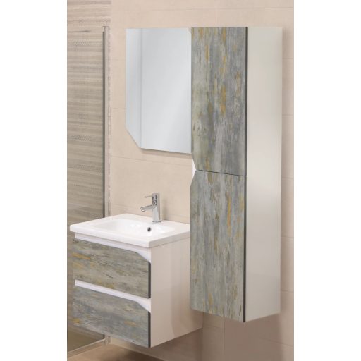 LineART D-600-4 Antik Kék állószekrény – 30 cm | Rusztikus, Nedvességálló