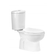 ECO monoblokk padlón álló WC PP tetővel