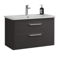   LineART EFES 60 cm Függesztett Mosdószekrény – Antracit (Sötétszürke) – Nedvességálló