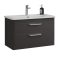 LineART EFES 60 cm Függesztett Mosdószekrény – Antracit (Sötétszürke) – Nedvességálló