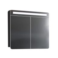   LineART EFES 800 Smoked tükörszekrény – 78 cm | Füstös tükörlap, LED-del