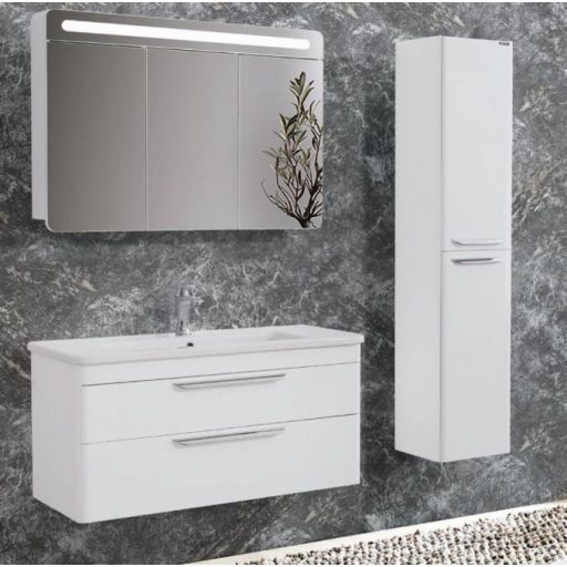 LineART EFES 800 Tükörszekrény – 78 cm | LED világítással, Nedvességálló