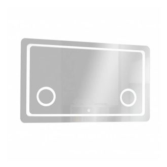   LINEART EFES 1200 LED-es fürdőszobai tükör beépített nagyítóval – 120x70 cm
