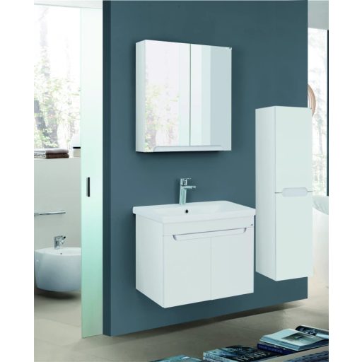 LineART ENJOY Fényes Fehér fali szekrény – 36 cm | Magasfényű, Nedvességálló