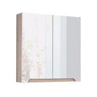   LineArt Enjoy 800 Atlantis Tükörszekrény – Természetes Tölgy Textúra – Nedvességálló – 78 cm