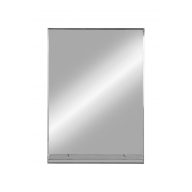   MINOTTI Modern fürdőszobai tükör üvegpolccal – 50x70 cm
