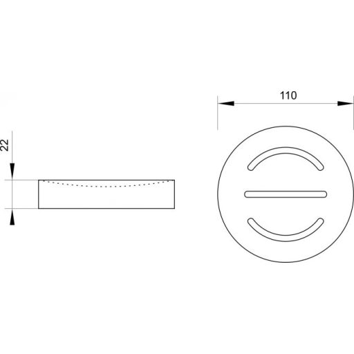 MINOTTI G álló szappantartó 110x22 mm, zöld
