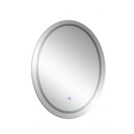   MINOTTI Modern ovális LED-es fürdőszobai tükör érintőkapcsolóval – 60x80 cm