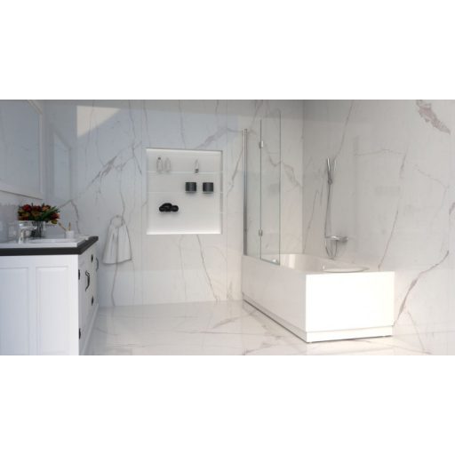 MINOTTI JD_115 kádparaván, 1150x1500 mm, króm