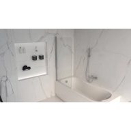   MINOTTI kádparaván 80x140 cm, 6 mm edzett biztonsági üveggel, univerzális szerelhetőséggel